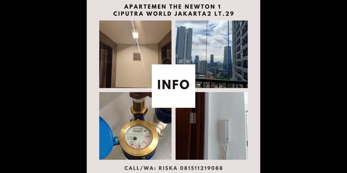 Dijual Brand New The Newton 1 Ciputra World Jakarta 2 Lt 29 Unit 20 Dijual Brand New The Newton 1 Ciputra World Jakarta 2 Lt 29 Unit 20