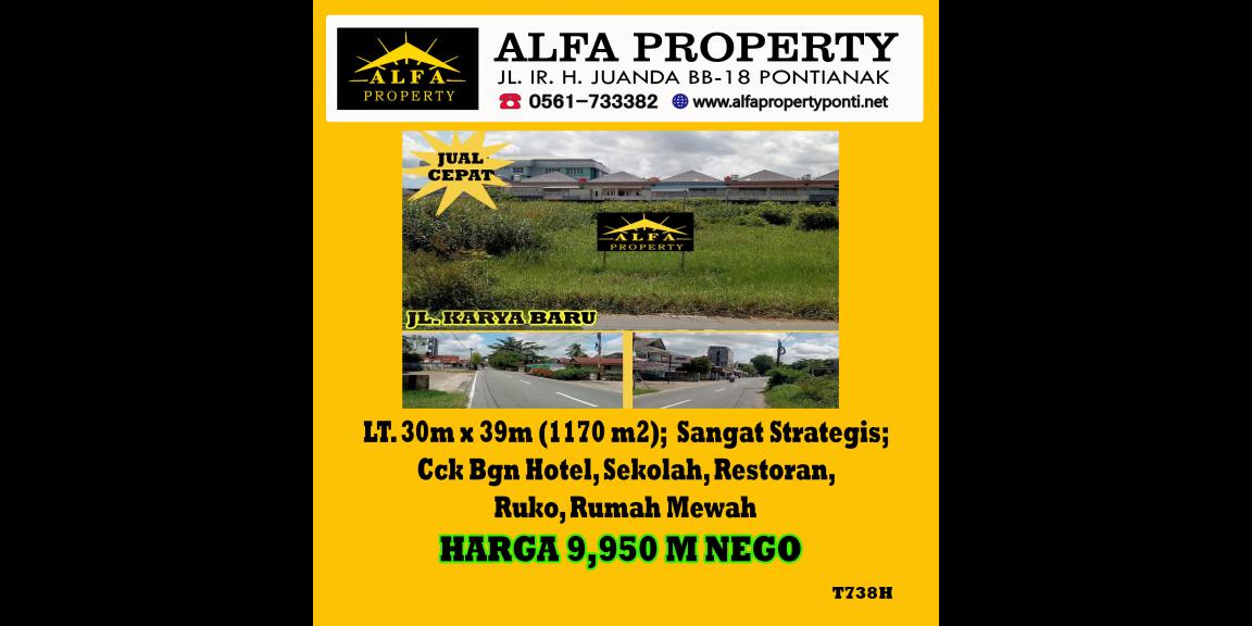 Tanah Karya Baru Kota Pontianak Dijual Tanah Karya Baru Kota Pontianak Dijual