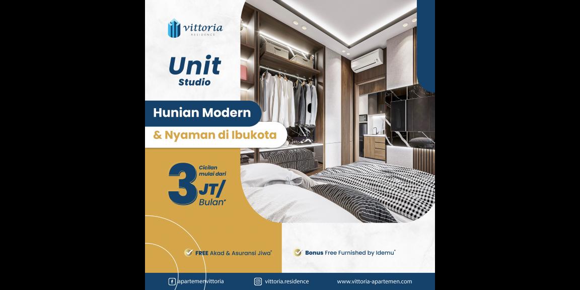 Vittoria Residences Apartemen Milenials TOD Vittoria Residences Apartemen Milenials TOD