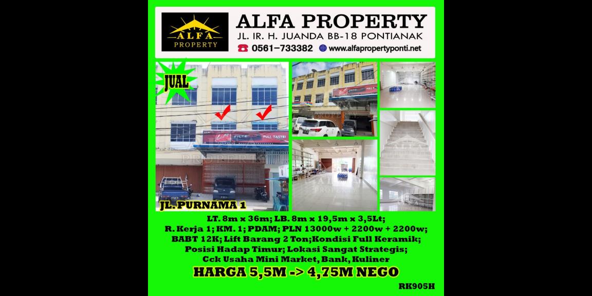 Dijual Ruko Jalan Purnama 1 Kota Pontianak Dijual Ruko Jalan Purnama 1 Kota Pontianak