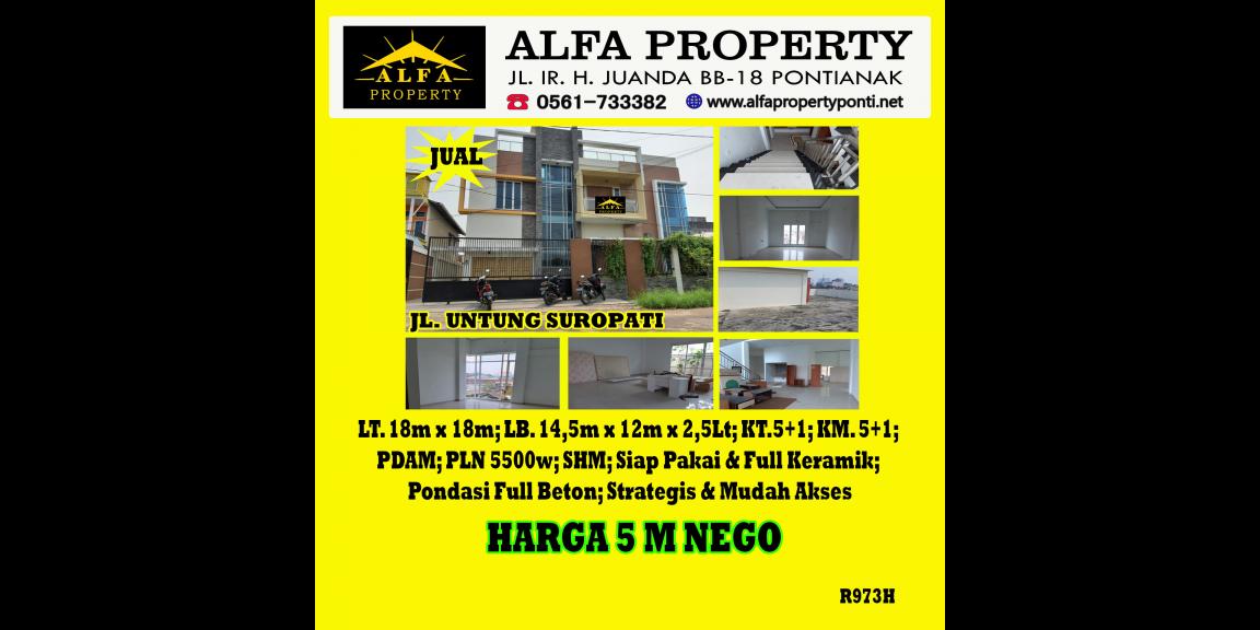 Rumah Dijual Untung Suropati Kota Pontianak Rumah Dijual Untung Suropati Kota Pontianak