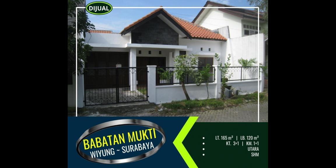 Rumah Cuantek Siaphuni Bebas Banjir, Griya Babatan Mukti, Surabaya Rumah Cuantek Siaphuni Bebas Banjir, Griya Babatan Mukti, Surabaya