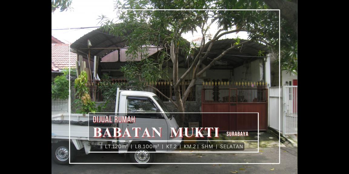 Jual Rumah Depan Taman di Babatan Mukti, Surabaya Jual Rumah Depan Taman di Babatan Mukti, Surabaya