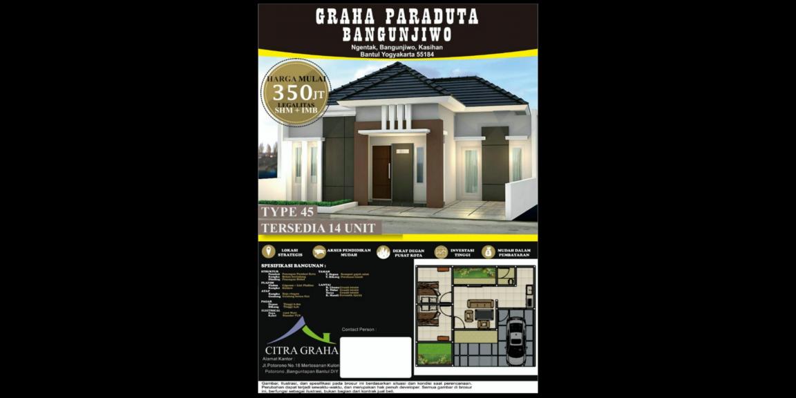 HANYA 350JUTA, di bantul sebelah DMT Futsal. GRAHA PARADUTA HANYA 350JUTA, di bantul sebelah DMT Futsal. GRAHA PARADUTA