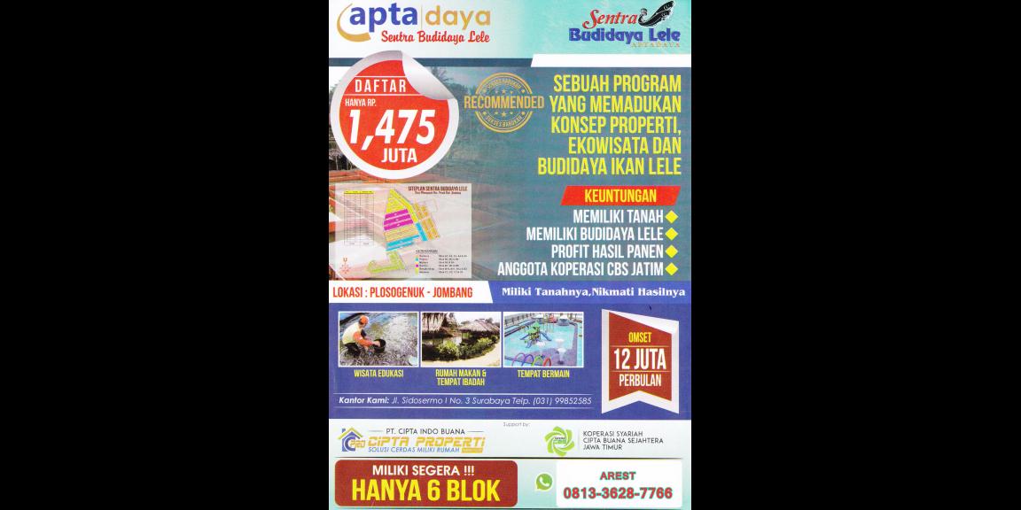 Beli Properti Dibayar Lele - Miliki Tanahnya Dan Nikmati Hasilnya Beli Properti Dibayar Lele - Miliki Tanahnya Dan Nikmati Hasilnya