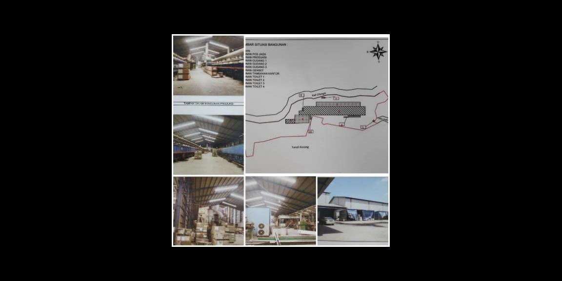 Dijual 2 Ex Pabrik Keramik + Mesin di Bogor Dijual 2 Ex Pabrik Keramik + Mesin di Bogor