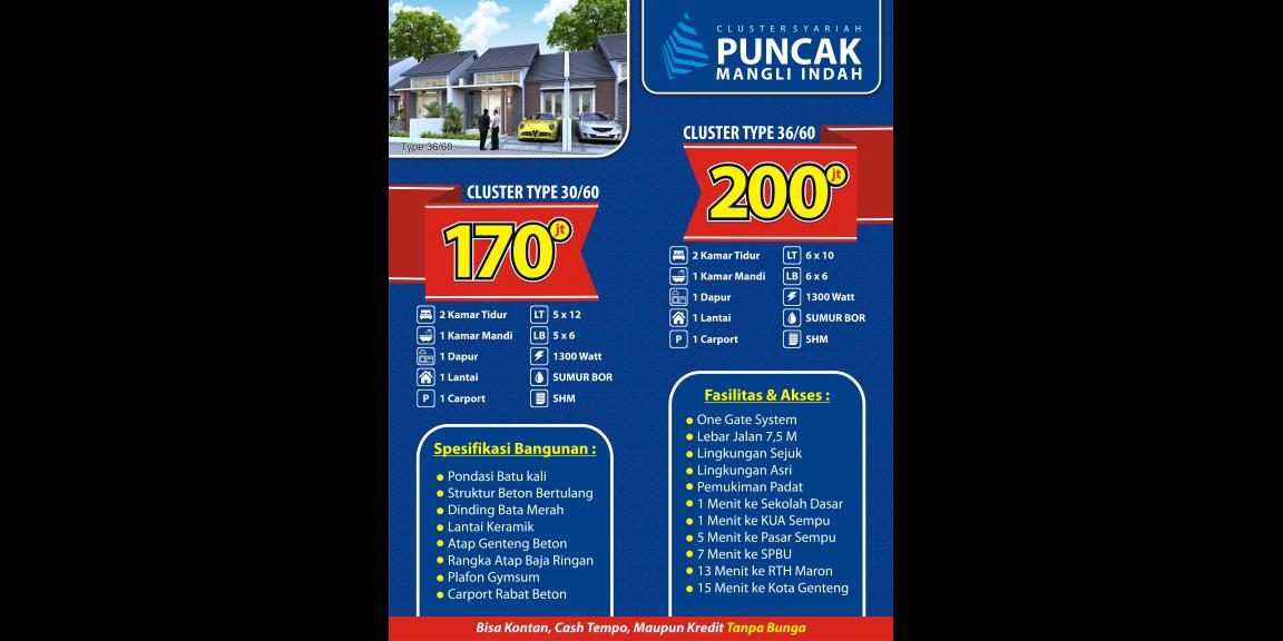 CLUSTER SYARIAH PUNCAK MANGLI INDAH CLUSTER SYARIAH PUNCAK MANGLI INDAH