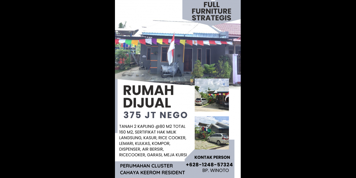 DIJUAL RUMAH 2KAPLING BESERTA ISINYA LOKASI STRATEGIS NYAMAN area Papua DIJUAL RUMAH 2KAPLING BESERTA ISINYA LOKASI STRATEGIS NYAMAN area Papua