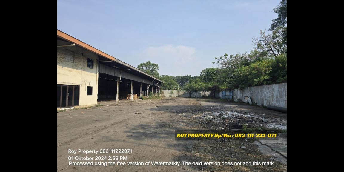 Dijual Gudang di Cakung Luas 3400 m2 di Pinggir Tol Cakung Dekat Pelabuhan Priok Dijual Gudang di Cakung Luas 3400 m2 di Pinggir Tol Cakung Dekat Pelabuhan Priok