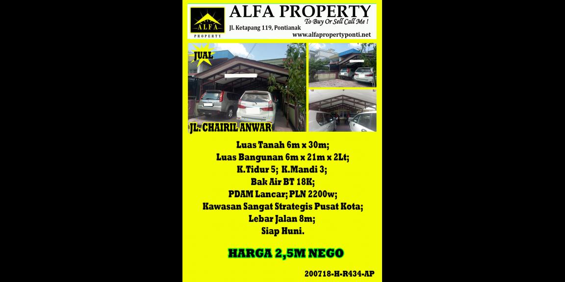 Rumah Chairil Anwar, Pontianak, Kalimantan Barat Rumah Chairil Anwar, Pontianak, Kalimantan Barat