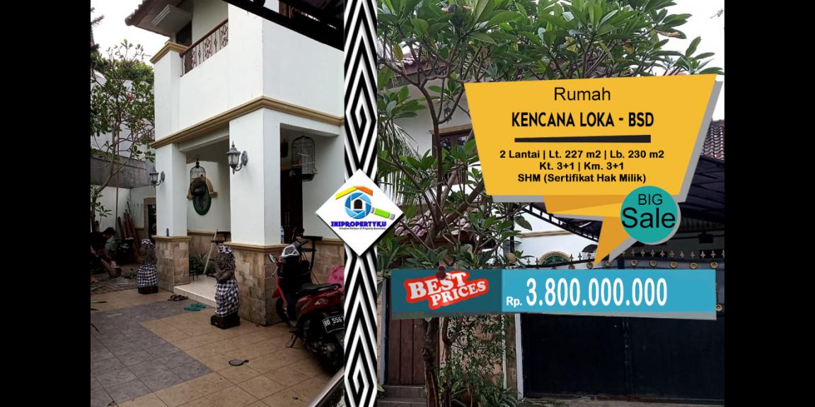 Rumah Mewah 2 Lantai Di Merak Kencana BSD Rumah Mewah 2 Lantai Di Merak Kencana BSD