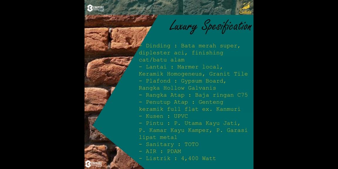 De Callista Prima Residence Hunian Exclusive Area Cipinang Jakarta Timur De Callista Prima Residence Hunian Exclusive Area Cipinang Jakarta Timur