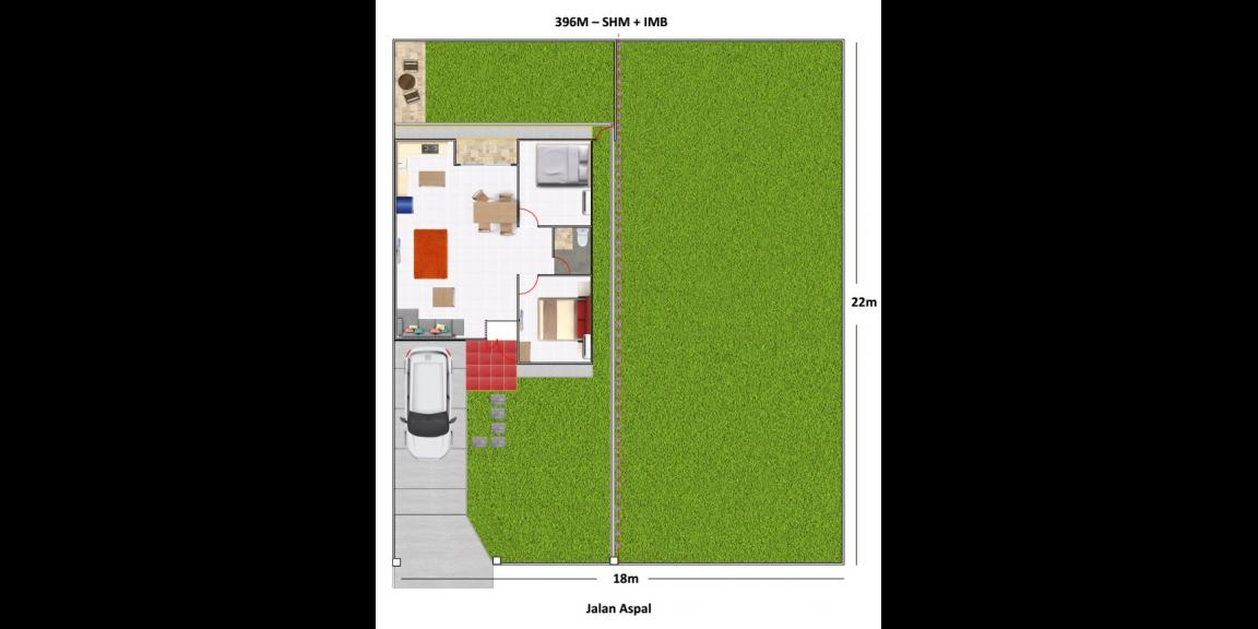 DIJUAL TANAH 396M SHM IMB TANPA PERANTARA DIJUAL TANAH 396M SHM IMB TANPA PERANTARA