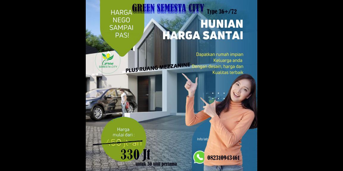 GREEN SEMESTA CITY HUNIAN IMPIAN SEMUA ORANG GREEN SEMESTA CITY HUNIAN IMPIAN SEMUA ORANG