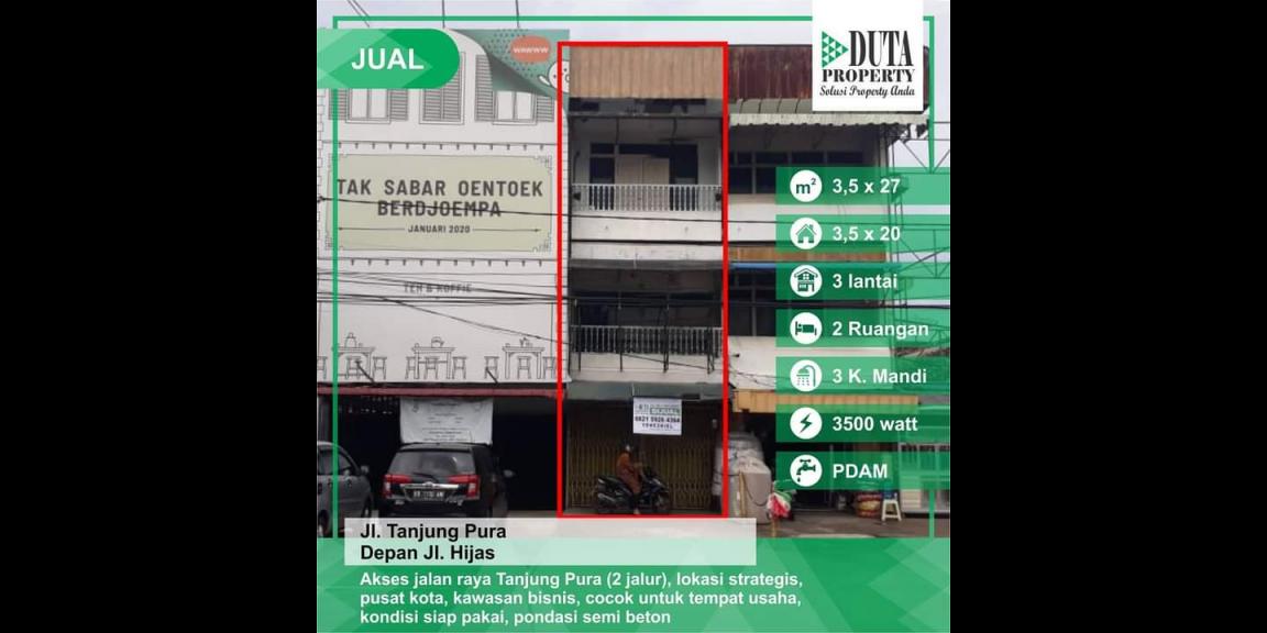 Jual Ruko di Tanjung Pura Jual Ruko di Tanjung Pura