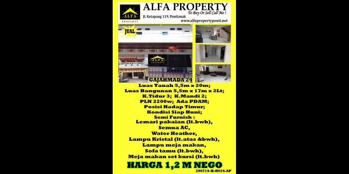 Rumah Gajahmada 24, Pontianak, Kalimantan Barat Rumah Gajahmada 24, Pontianak, Kalimantan Barat