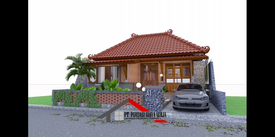 Rumah 1 Lantai Desain Etnik Jawa di Krembangan dekat Bandara YIA Kulon Progo Rumah 1 Lantai Desain Etnik Jawa di Krembangan dekat Bandara YIA Kulon Progo