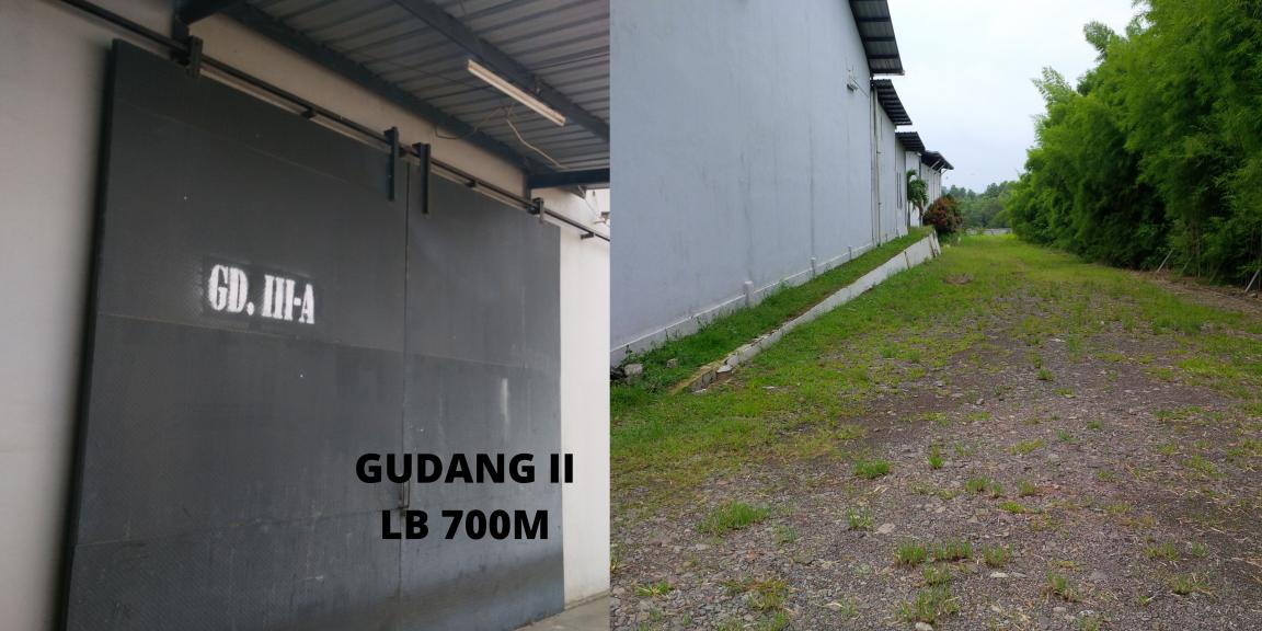 Dijual Tanah Dan Bangunan (Gudang)Tampak dari samping Dijual Tanah Dan Bangunan (Gudang)Tampak dari samping