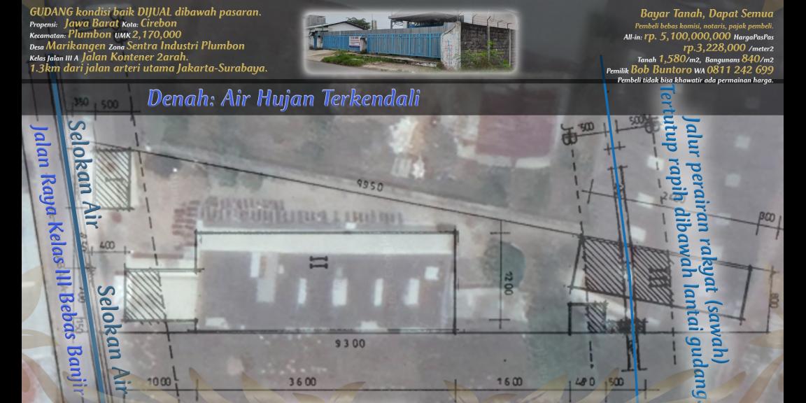 Gudang dijual rp.3,223,000/m2 di pinggir jalan kontener di zona industri Plumbon, Cirebon. Gudang dijual rp.3,223,000/m2 di pinggir jalan kontener di zona industri Plumbon, Cirebon.