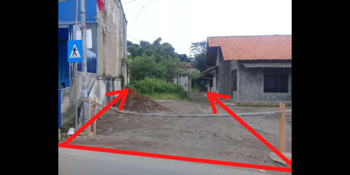 Tanah dan bangunan pinggir jalan Tanah dan bangunan pinggir jalan