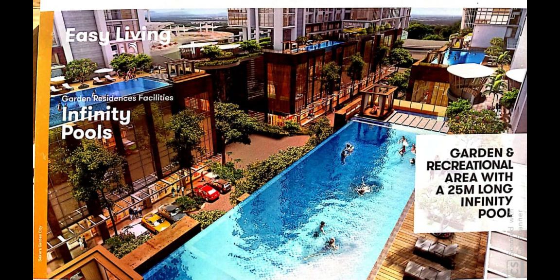 Apartement loft dengan view garden dan infinity pool Apartement loft dengan view garden dan infinity pool