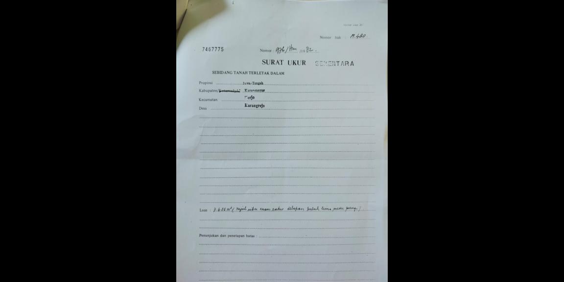 Tanah Subur 7685m² Desa Wisata Kerjo Karanganyar Tanah Subur 7685m² Desa Wisata Kerjo Karanganyar