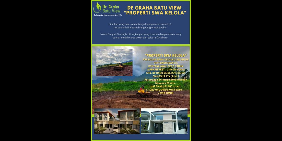 Villa Sewa Kelola Dengan Pendapatan 3,2jt/bln,lokasi Depan BNS Batu Villa Sewa Kelola Dengan Pendapatan 3,2jt/bln,lokasi Depan BNS Batu