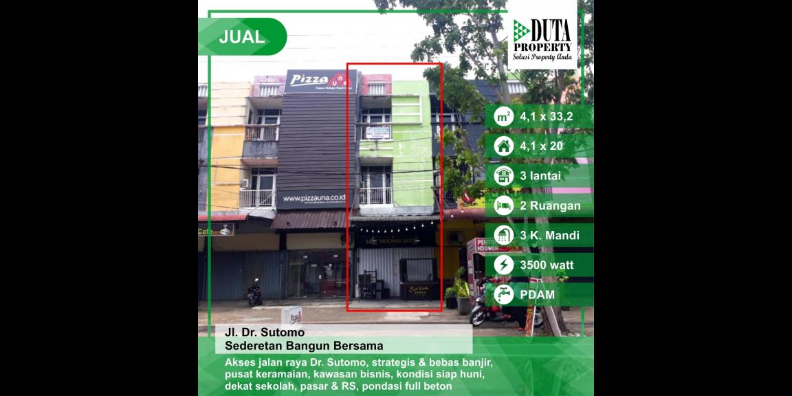 Ruko Dr Sutomo, Pontianak, Kalimantan Barat Ruko Dr Sutomo, Pontianak, Kalimantan Barat