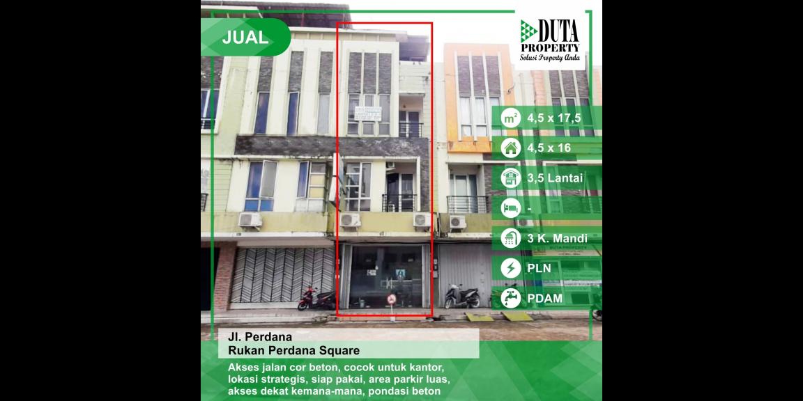 Dijual Ruko Jalan Perdana, Pontianak Dijual Ruko Jalan Perdana, Pontianak