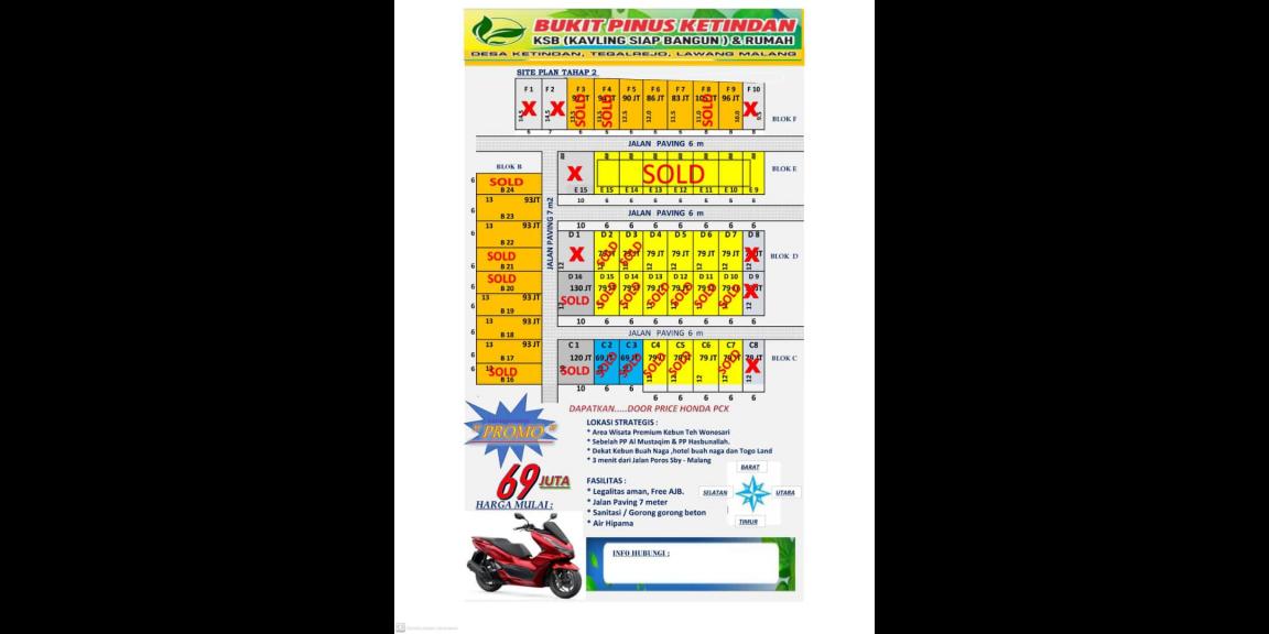 Tanah Kavling di Malang 79jt UK 84 m², Murah air listrik Siap Bangun Tanah Kavling di Malang 79jt UK 84 m², Murah air listrik Siap Bangun