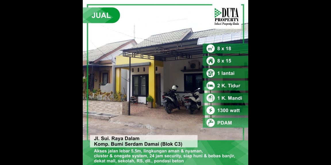 Rumah Komplek Bumi Serdam Damai, Pontianak, Kalimantan Barat Rumah Komplek Bumi Serdam Damai, Pontianak, Kalimantan Barat