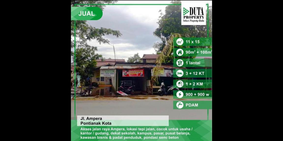 Dijual Tanah Ampera, Pontianak, Kalimantan Barat Dijual Tanah Ampera, Pontianak, Kalimantan Barat