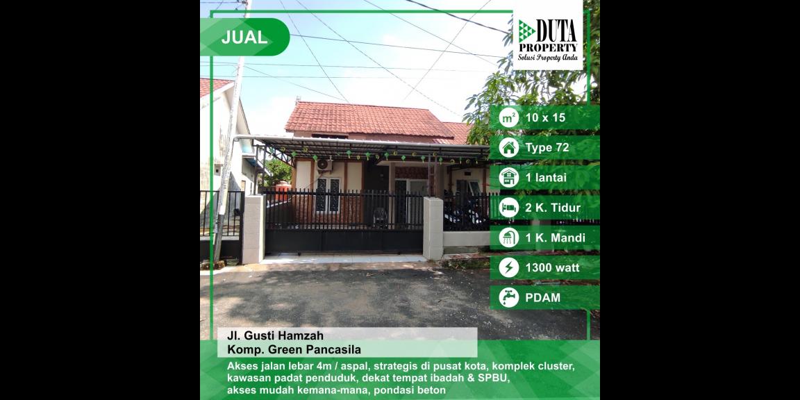 Rumah Komplek Green Pancasila, Gusti Hamzah, Pontianak, Kalimantan Barat Rumah Komplek Green Pancasila, Gusti Hamzah, Pontianak, Kalimantan Barat