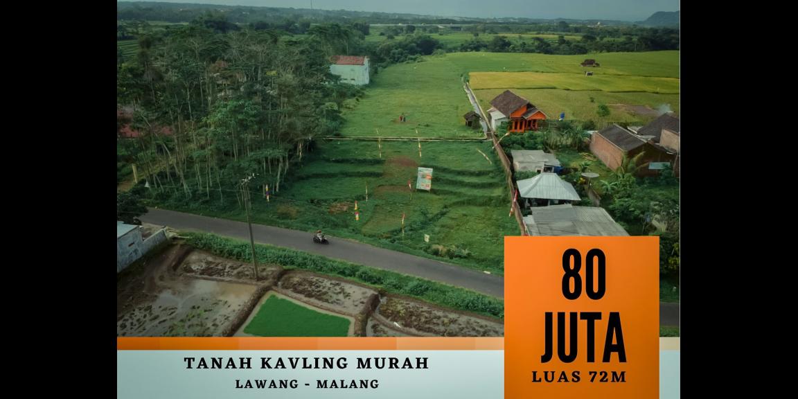 Tanah kavling pinggir Aspal murah siap bangun SHM luas 72m² harga 80jt Tanah kavling pinggir Aspal murah siap bangun SHM luas 72m² harga 80jt