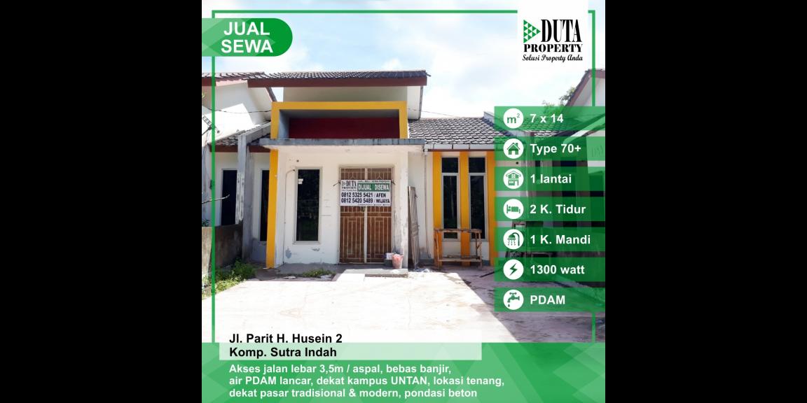 Dijual Rumah Komplek Sutra Indah, Parit Haji Husin 2, Pontianak, Kalimantan Barat Dijual Rumah Komplek Sutra Indah, Parit Haji Husin 2, Pontianak, Kalimantan Barat
