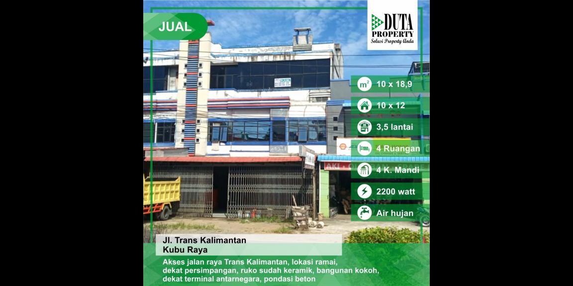 Ruko Trans Kalimantan, Pontianak, Kalimantan Barat Ruko Trans Kalimantan, Pontianak, Kalimantan Barat
