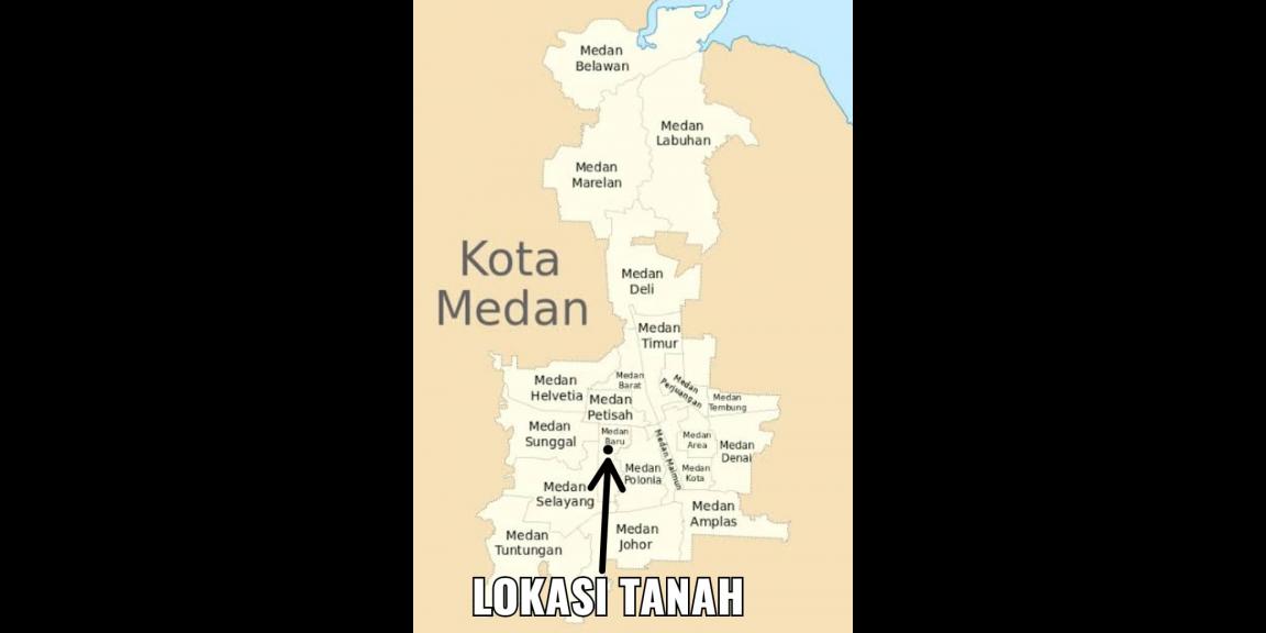 Dijual tanah luas 671 meter gratis rumah jalan sei asahan daerah medan baru sumatera utara Dijual tanah luas 671 meter gratis rumah jalan sei asahan daerah medan baru sumatera utara