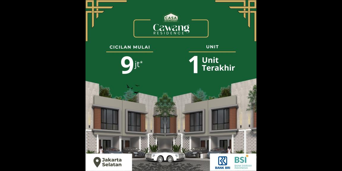 Hunian town house cawang residence ada rooftopnya Hunian town house cawang residence ada rooftopnya
