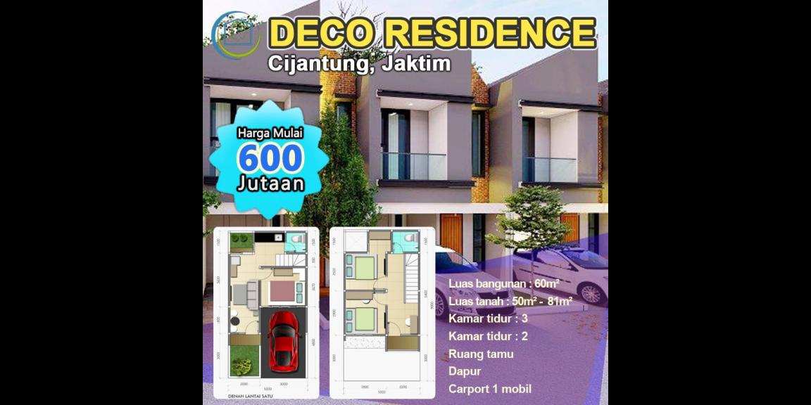 Deco Residence Rumah 2lantai Cijantung Pasar Rebo Jakarta Timur Deco Residence Rumah 2lantai Cijantung Pasar Rebo Jakarta Timur