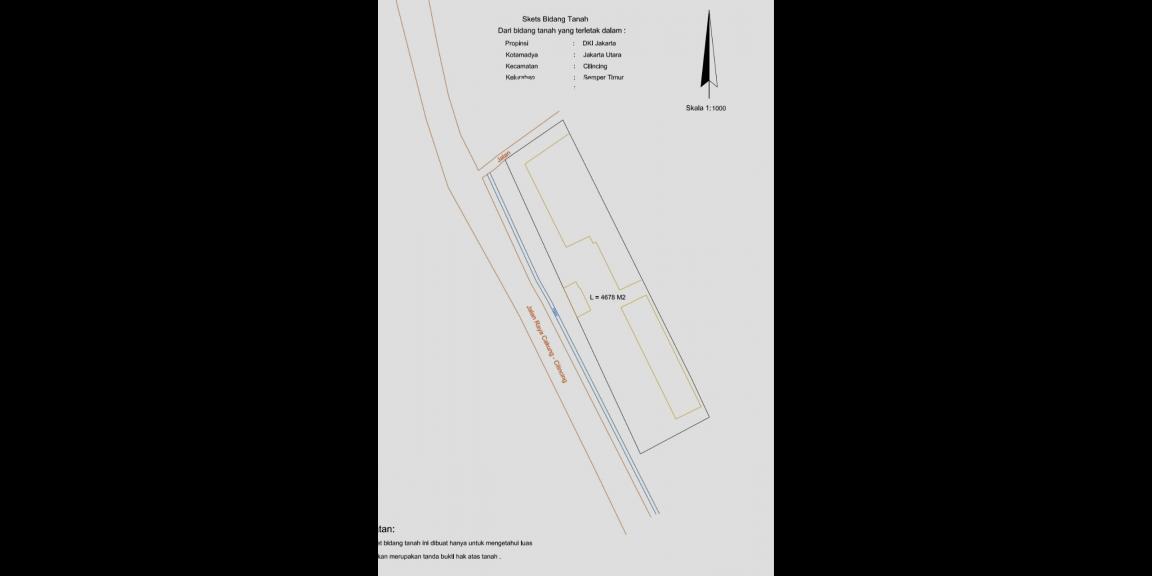 Dijual Gudang di Cakung Luas 3400 m2 di Pinggir Tol Cakung Dekat Pelabuhan Priok Dijual Gudang di Cakung Luas 3400 m2 di Pinggir Tol Cakung Dekat Pelabuhan Priok