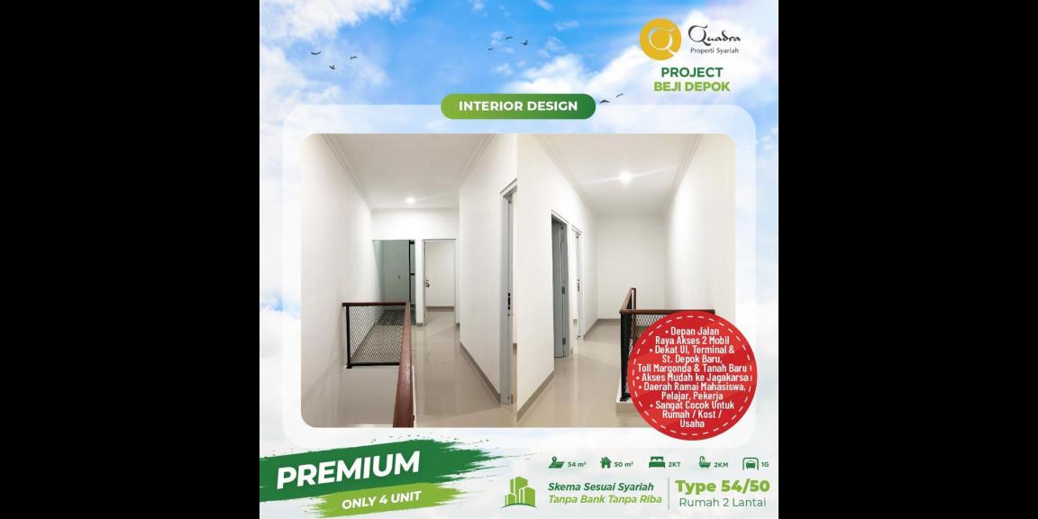 Townhouse 2lantai Beji dekat UI Depok Townhouse 2lantai Beji dekat UI Depok