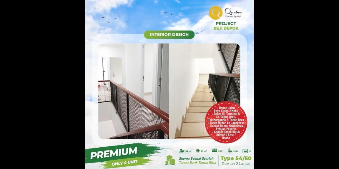 Townhouse 2lantai Beji dekat UI Depok Townhouse 2lantai Beji dekat UI Depok