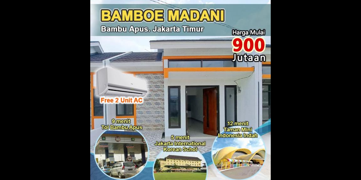 Cluster Madani Residence Bambu Apus Jakarta Timur dekat TMII Cluster Madani Residence Bambu Apus Jakarta Timur dekat TMII