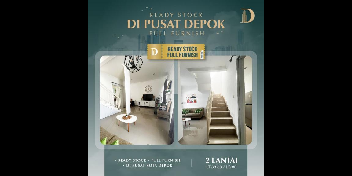 Rumah Readystok Full Furnished di Pusat Kota Depok Rumah Readystok Full Furnished di Pusat Kota Depok