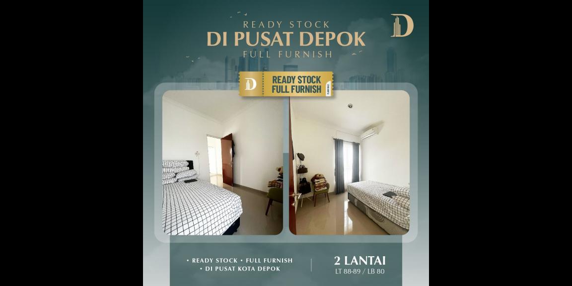 Rumah Readystok Full Furnished di Pusat Kota Depok Rumah Readystok Full Furnished di Pusat Kota Depok