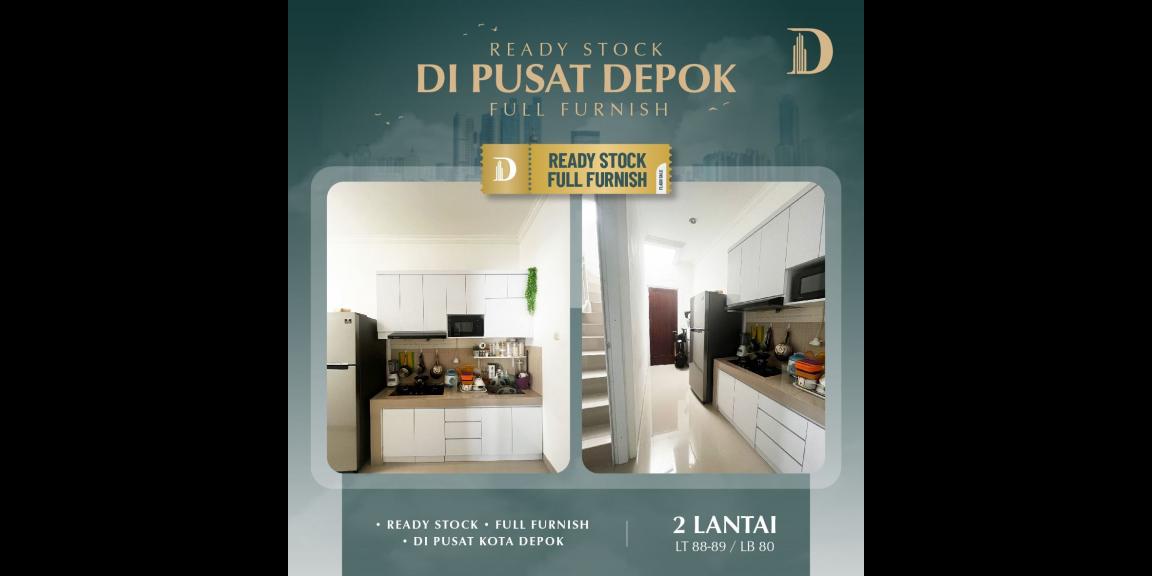 Rumah Readystok Full Furnished di Pusat Kota Depok Rumah Readystok Full Furnished di Pusat Kota Depok