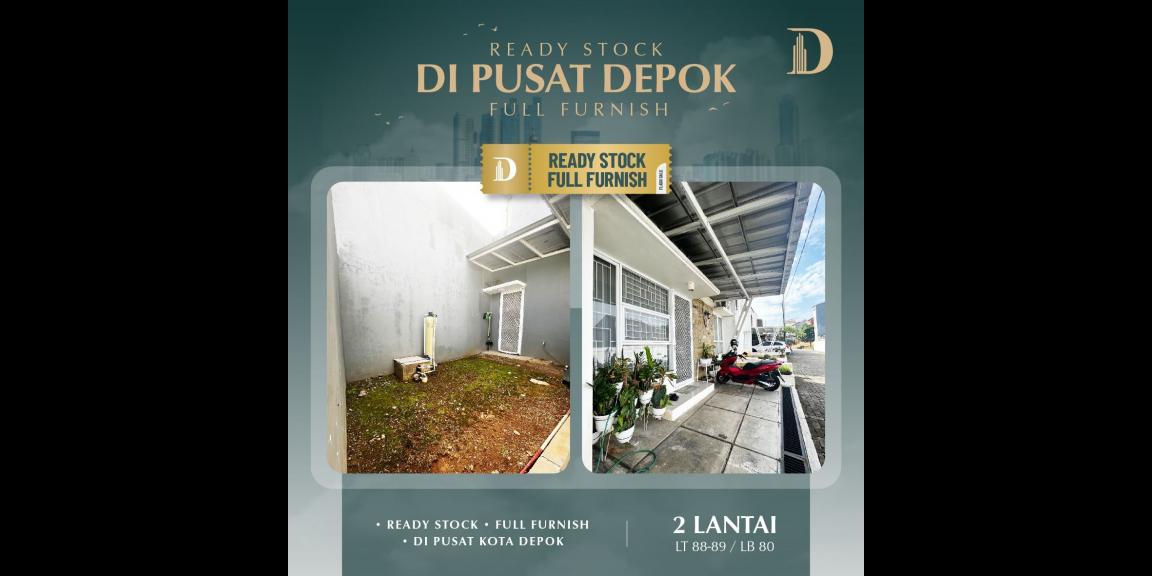 Rumah Readystok Full Furnished di Pusat Kota Depok Rumah Readystok Full Furnished di Pusat Kota Depok