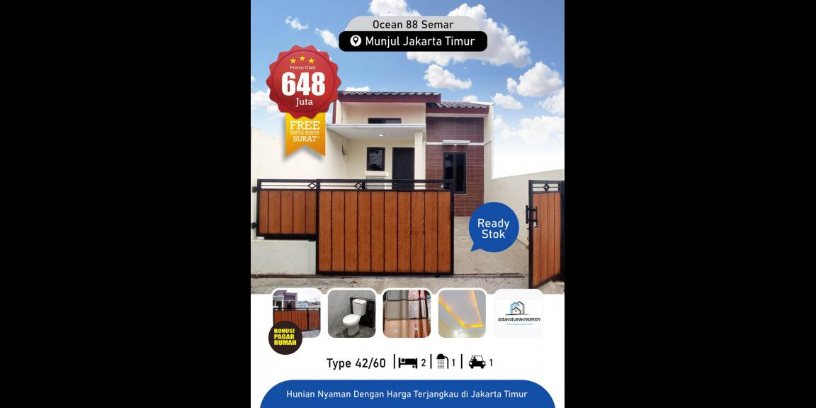 Rumah baru siap huni Munjul Cipayung Jakarta Timur Rumah baru siap huni Munjul Cipayung Jakarta Timur