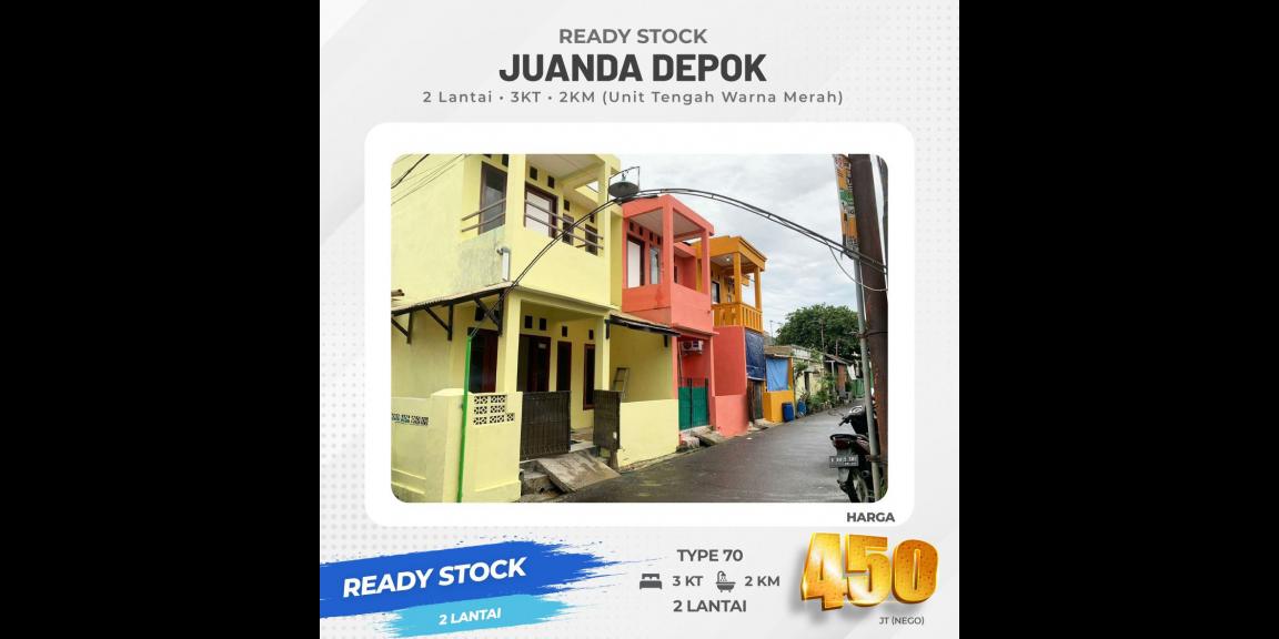 Rumah 2lantai readystok Juanda Depok Dua Rumah 2lantai readystok Juanda Depok Dua