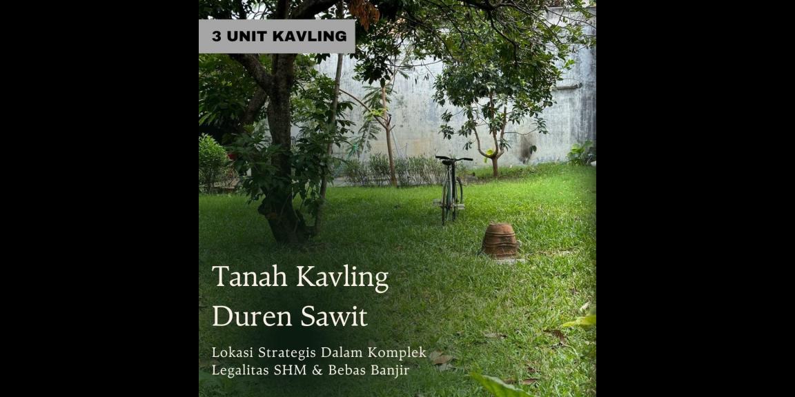 Tanah kavling siap bangun Duren Sawit Jakarta Timur Tanah kavling siap bangun Duren Sawit Jakarta Timur